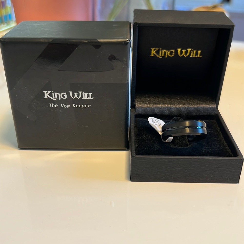 King Will Classic 8mm Tungsten Carbide Wedding Band